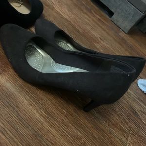 Brown Suede Heels